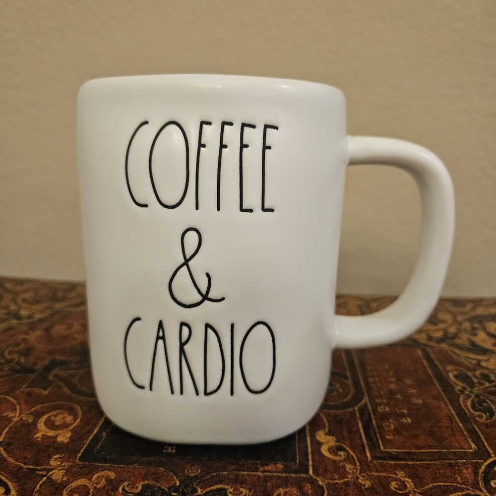 NWOT Rae Dunn COFFEE & CARDIO Mug Sport - 16 oz 